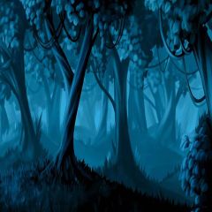 Dark Forest Photography Scenery Backdrop Forest Theme Banner MNH-342