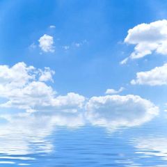 Calm Sea Photography Scenery Backdrop Nature Theme Banner MNH-343