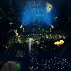 Wonderland Photography Scenery Backdrop Fantasy Theme Banner MNH-350