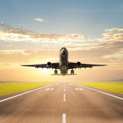 The Plane Photography Scenery Backdrop Aircraft Theme Banner MNH-359