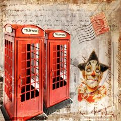 London Style Photography Scenery Backdrop Streetscape Theme Banner MNH-361