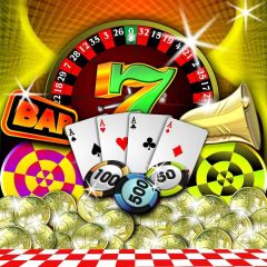 The Casino Photography Scenery Backdrop Luxury Theme Banner MNH-369