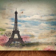 Eiffle Tower Photography Scenery Backdrop Landmark Theme Banner MNH-373