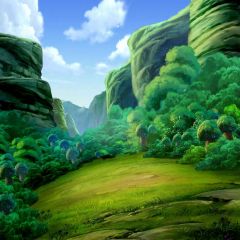 Quiet Forest Photography Scenery Backdrop Forest Theme Banner MNH-385