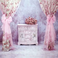 Romantic Curtain Photography Scenery Backdrop Indoor Theme Banner MNH-393