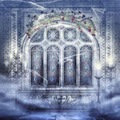 Halloween Door Photography Scenery Backdrop Halloween Theme Banner MNH-424