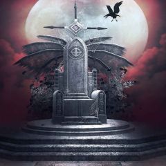 Halloween Chair Photography Scenery Backdrop Halloween Theme Banner MNH-428