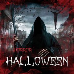 Horror Halloween Photography Scenery Backdrop Halloween Theme Banner MNH-472