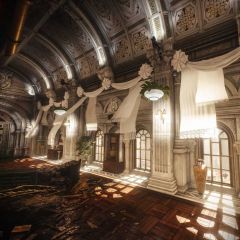 Window Flower Light Photography Scenery Backdrop Indoor Theme Banner MNH-752