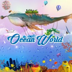 Sea Fish Photography Scenery Backdrop Ocean Theme Banner MNH-756