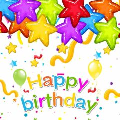 Star Ballon Photography Scenery Backdrop Birthday Party Theme Banner MNH-757