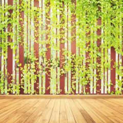 Leaf Floor Photography Scenery Backdrop Wall Theme Banner MNH-762
