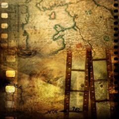 Ladder Map Photography Scenery Backdrop Wall Theme Banner MNH-771