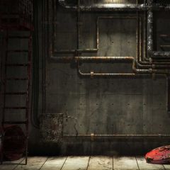 Light Brick Photography Scenery Backdrop Wall Theme Banner MNH-775