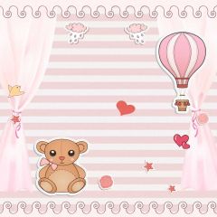 Animal Heart Photography Scenery Backdrop Cartoon Theme Banner MNH-794