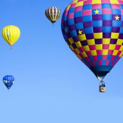 Ballon Sky Photography Scenery Backdrop Nature Theme Banner MNH-798