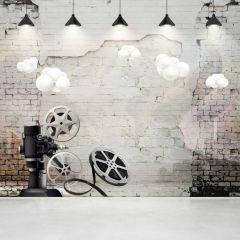 Brick Film Photography Scenery Backdrop Wall Theme Banner MNH-799