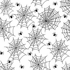 Spider Web Photography Scenery Backdrop Halloween Theme Banner MNH-835