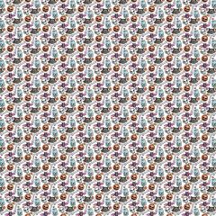 Skull Wolf Bone Photography Scenery Backdrop Halloween Theme Banner MNH-887