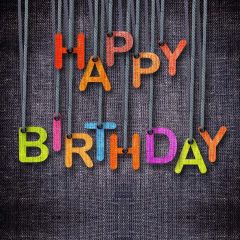 Fabric Birthday Photography Scenery Backdrop Birthday Party Theme Banner MNH-899