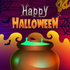 Halloween Ghost Photography Scenery Backdrop Halloween Theme Banner MNH-902
