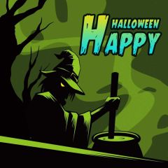 Tree Ghost Photography Scenery Backdrop Halloween Theme Banner MNH-933