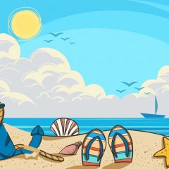 Sun Sea Photography Scenery Backdrop Ocean Theme Banner MNH-957