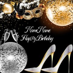 Birthday Bottle Mask Photography Scenery Backdrop Birthday Party Theme Banner NTM-103