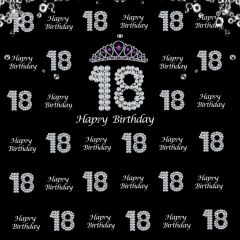 Birthday Party Diamonds Photography Scenery Backdrop Birthday Party Theme Banner NTM-117