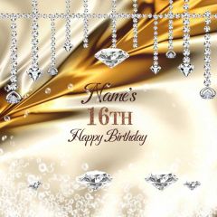 Birthday Party 16Th Photography Scenery Backdrop Birthday Party Theme Banner NTM-123