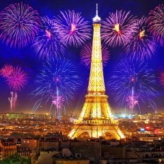 Celebration Lighting Tower Photography Scenery Backdrop Festival Celebration Theme Banner NTM-132