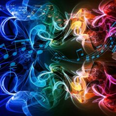 Abstract Music Colors Photography Scenery Backdrop Abstract Art Theme Banner NTM-174