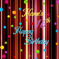 Birthday Colors Photography Scenery Backdrop Birthday Party Theme Banner NTM-182