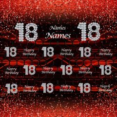 Birthday Parth 18Th Photography Scenery Backdrop Birthday Party Theme Banner NTM-186