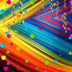 Yellow Red Blue Photography Scenery Backdrop Abstract Art Theme Banner NTM-189