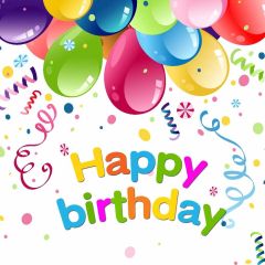 Birthday Party Balloon Photography Scenery Backdrop Birthday Party Theme Banner NTM-242