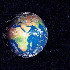 Earth Galaxy Star Night Photography Scenery Backdrop Cosmic Space Theme Banner NTM-271