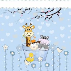 Birthday Celebration Animal Flower Photography Scenery Backdrop Birthday Party Theme Banner NTM-279