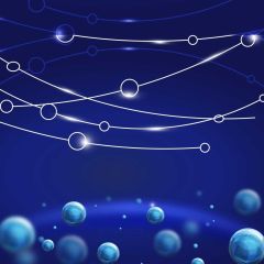 Ball Blue Drop Lines Photography Scenery Backdrop Abstract Art Theme Banner NTM-307