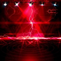 Stage Light Circle Lightning Photography Scenery Backdrop Music Dance Theme Banner NTM-337