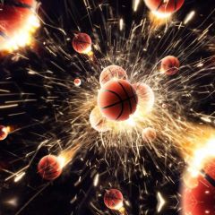 Passionate Games Sparkles Photography Scenery Backdrop Sports Theme Banner NTM-374