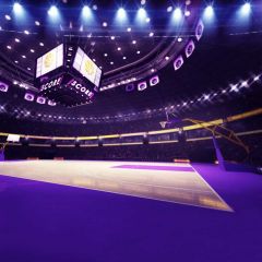 Games Score Basketball Light Photography Scenery Backdrop Sports Theme Banner NTM-379