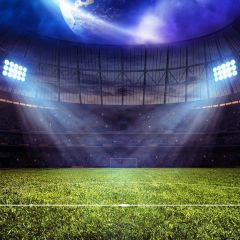 Sports Light Universe Court Photography Scenery Backdrop Sports Theme Banner NTM-396