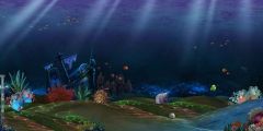 Deep-Sea Stage Performance Background Dance Show Backdrop SRB-0236