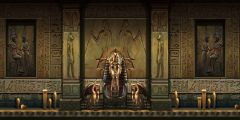 Egyptian Architecture Stage Performance Background Dance Show Backdrop SRB-0331