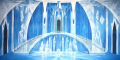 Ice Castle Stage Performance Background Dance Show Backdrop SRB-0435