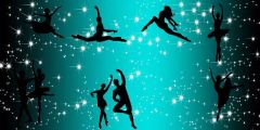 Ballet Dancer Stage Performance Background Dance Show Backdrop SRB-0483