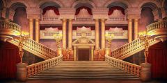 Beauty Palace Stage Performance Background Dance Show Backdrop SRB-0484