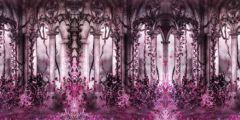 Pillar Purple Flower Stage Performance Background Dance Show Backdrop SRB-0740