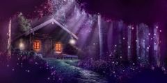 House Window Light Tree Stage Performance Background Dance Show Backdrop SRB-1020